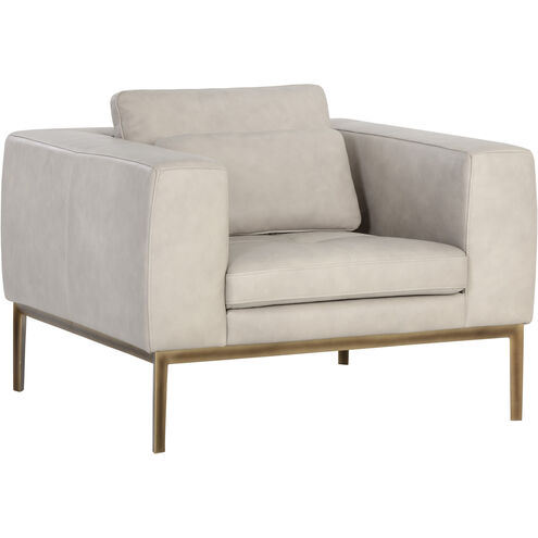Burr Bali Bone Leather Armchair